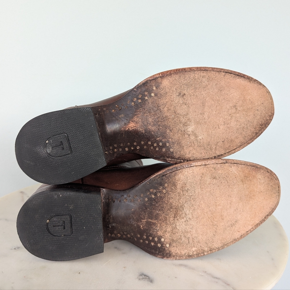 Tecovas Men's The Earl Brown Leather Western Roper Boots - Picture 11 of 11